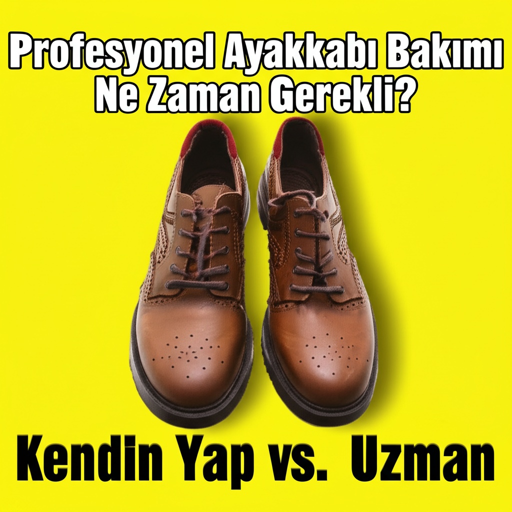 Profesyonel Ayakkabı Bakımı Ne Zaman Gerekli? Kendin Yap vs. Uzman